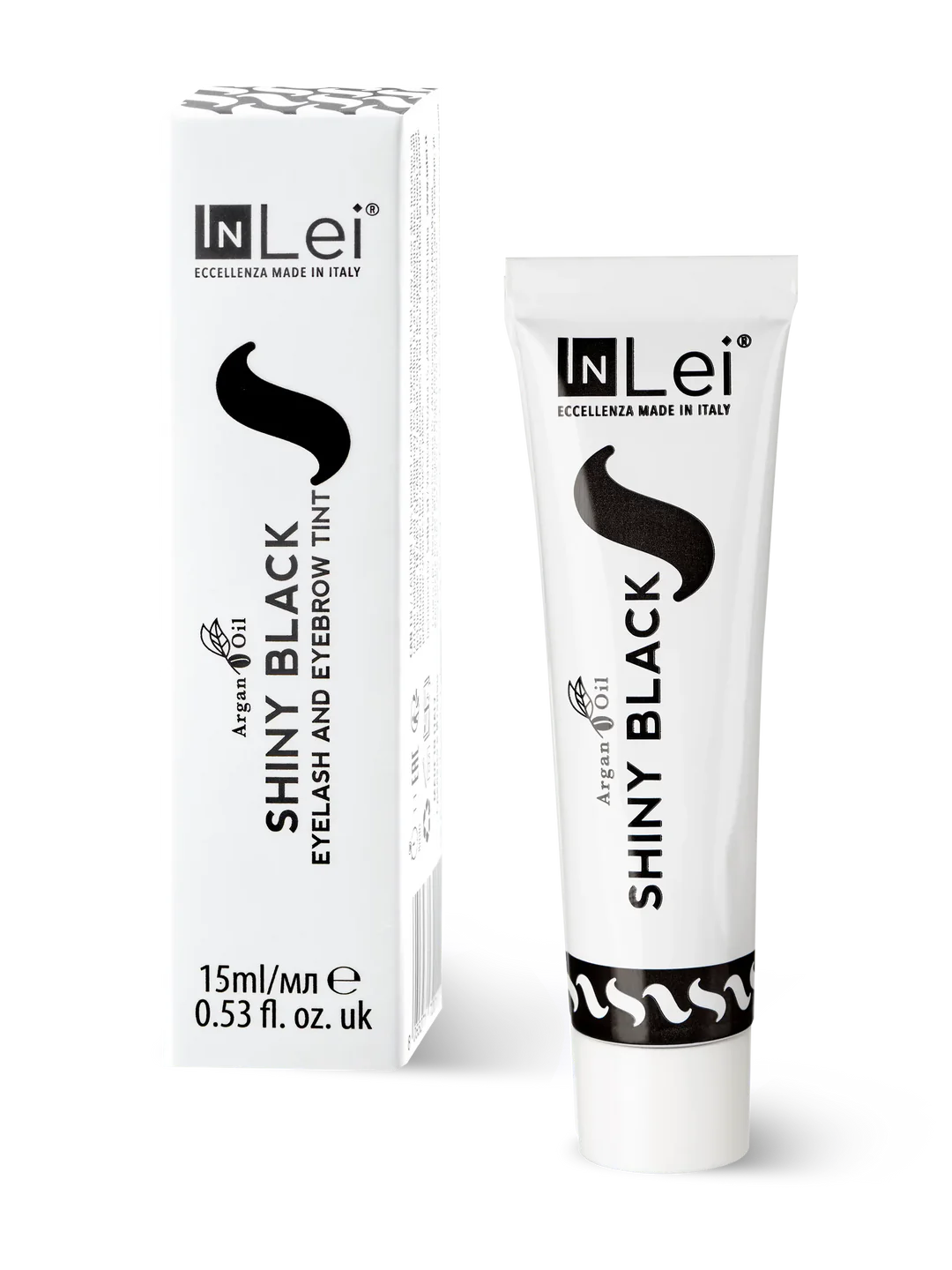 InLei "SHINY BLACK" EYELASH AND EYEBROW TINT WITH ARGAN OIL 15ML