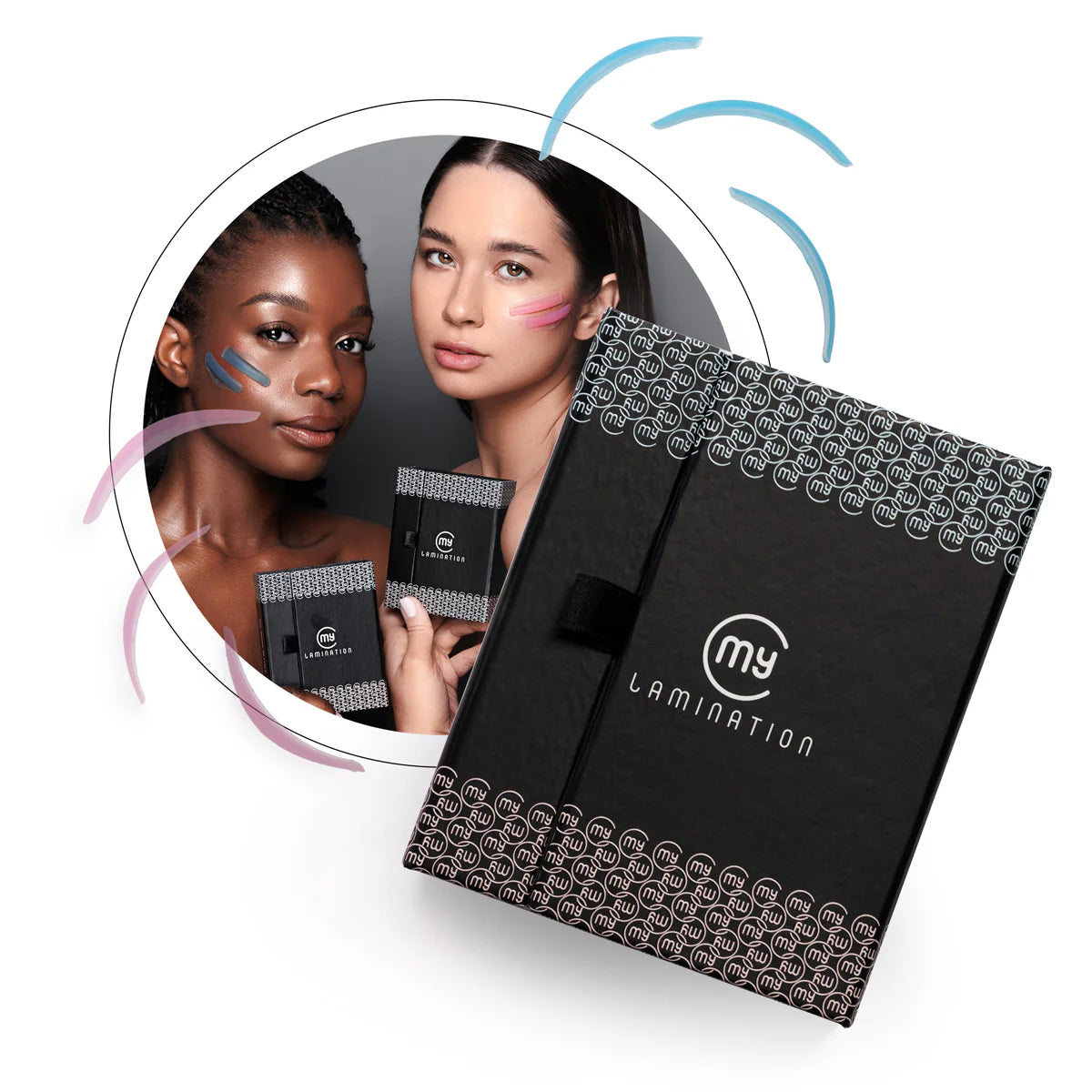 KIT-SILICONE SHIELDS PINK AND BLUE MIX 10 PAIRS