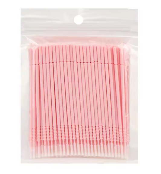 Disposable Micro Brush Light Pink - 100pc