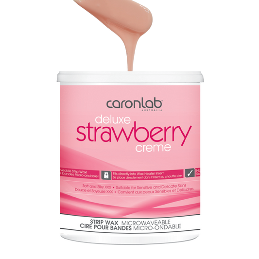 DELUXE STRAWBERRY CREME STRIP WAX 800ML
