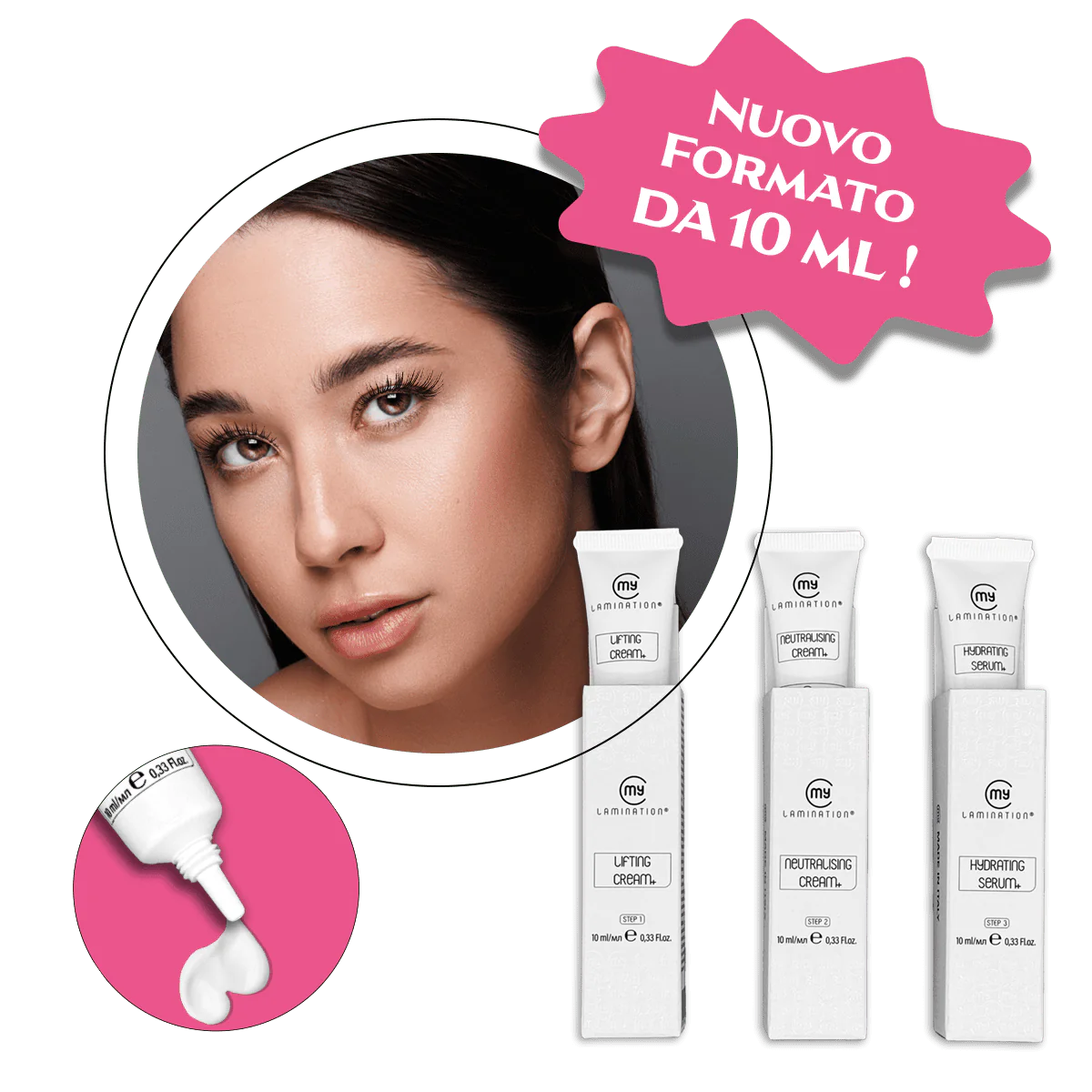 LAMINATION KIT IN TUBES, STEP 1, 2 & 3