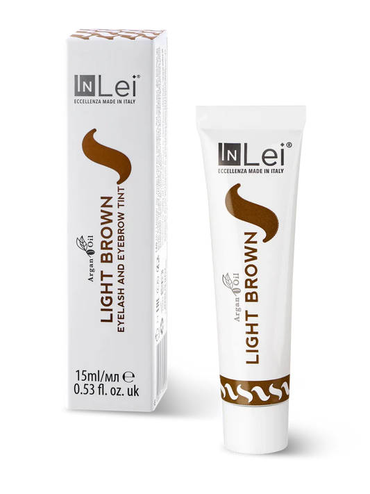 InLei "LIGHT BROWN" EYELASH AND EYEBROW TINT 15ML