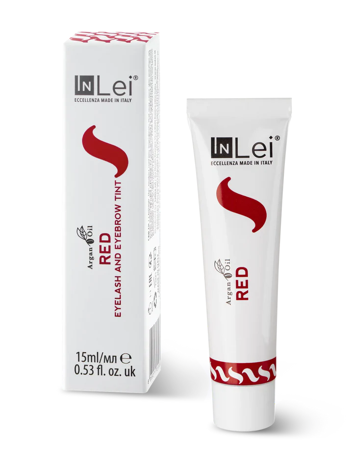 InLei "RED" EYELASH AND EYEBROW TINT WITH ARGAN OIL 15ML
